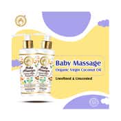 Mom & World Baby Massage Organic Virgin Coconut Oil (200 ml)