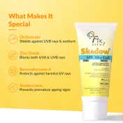 Fixderma Sunscreen - SPF 30+ PA+++ Shadow Sunscreen SPF30+ Gel For Oily Skin,UVA-UVB Protection (40g)