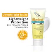 Fixderma Sunscreen - SPF 30+ PA+++ Shadow Sunscreen SPF30+ Gel For Oily Skin,UVA-UVB Protection (40g)