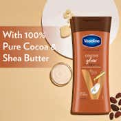 Vaseline Cocoa Glow Serum in Lotion, With 100% Pure Cocoa Body Lotion, For Dry Skin, (200ml)