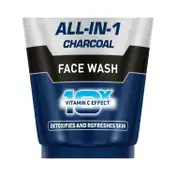 Nivea Men All-In-One Charcoal 10X Vitamin C Face Wash (100g)