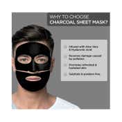 The Man Company Charcoal Face Sheet Mask Set (2Pcs)