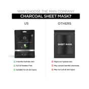 The Man Company Charcoal Face Sheet Mask Set (2Pcs)