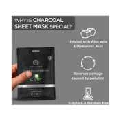 The Man Company Charcoal Face Sheet Mask Set (2Pcs)