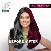 Garnier Color Naturals Creme Riche Hair Color - Shade 6.26 Plum Red (55ml + 50g)