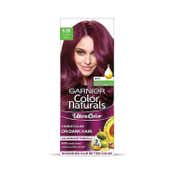 Garnier Color Naturals Creme Riche Hair Color - Shade 6.26 Plum Red (55ml + 50g)