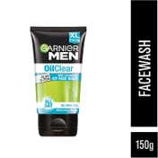 Garnier Men Oil Clear Face Wash, Clay D-Tox Deep Cleansing Icy Face Wash for Oily Skin (Pack of 2)
