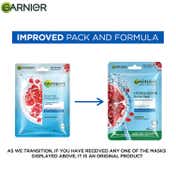 Garnier Skin Naturals Hydra Bomb Pomegranate Face Serum Sheet Mask (32g)