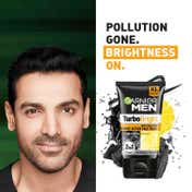 Garnier Men Power White Double Action Charcoal Face Wash (Pack of 2)