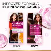 L'Oreal Paris Casting Creme Gloss Hair Color, 535 Chocolate, 87.5g+72ml