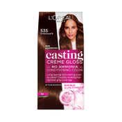 L'Oreal Paris Casting Creme Gloss Hair Color, 535 Chocolate, 87.5g+72ml