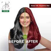 Garnier Color Naturals Creme Riche Hair Color - Shade 7.65 Raspberry Red (55ml + 50g)