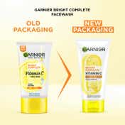 Garnier Bright Complete Vitamin C Facewash (150g)