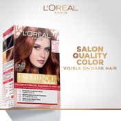 L'Oreal Paris Excellence Fashion Highlights Hair Color 6.34 Intense Golden Auburn (172 ml)