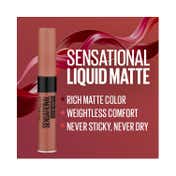 Maybelline New York Sensational Liquid Matte Lipstick - NU01 Bare It All (7 ml)