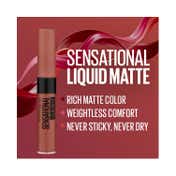 Maybelline New York Sensational Liquid Matte Lipstick - NU02 Strip It Off (7 ml)
