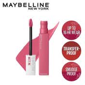Maybelline New York Super Stay Matte Ink Liquid Lipstick Pack of 2 (Shades 115 & 125)