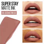 Maybelline New York Matte Ink Lipstick, 65 Seductress + Garnier Micellar Cleansing Water Combo