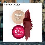 Maybelline New York Color Sensational Powder Matte Lipstick - 808 Plum Perfection (3.9 g)