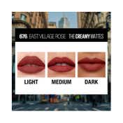 Maybelline New York Color Sensational Creamy Matte Lipstick - 676 East Village Rose (3.9 g)