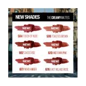 Maybelline New York Color Sensational Creamy Matte Lipstick - 677 Noho Amber (3.9 g)