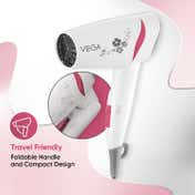 Vega Go Style 1200-1400W Foldable Hair Dryer for Women with Heat & Cool Setting Quick Dry VHDH-18