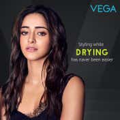 VEGA Insta Wave 1600W Hair Dryer with Cool Shot 3 Heat/ Speed Setting Detachable Nozzle (VHDH-22)