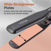 Vega Pro-Ease Hair Straightener for Women with 5 Adjustable Temperature Auto Shut-off (VHSH-26)