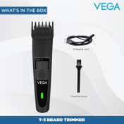 Vega Men T3 Beard Trimmer for Men with 90 Mins Run-time and 20 Length Settings (VHTH-19) (240 g)