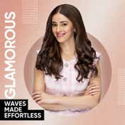 Vega I-Wave Hair Waver for Women with Ceramic Coated Barrel Soft & Deep Wave Hair Curls (VHWR-01)