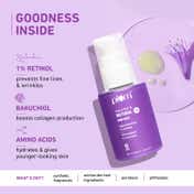 Plum 1% Retinol Anti-Aging Face Serum, Bakuchiol Boosts Collagen, Reduces Lines & Wrinkles (30ml)
