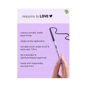Plum Eye-Swear-By Kohl Kajal|Waterproof & Smudge-proof|12+ hrs Long Stay|Deep Black|2 g