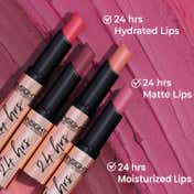 Insight Cosmetics 24 Hrs Non Transfer Matte Lipstick - 08 Stay Basic ! (3 g)