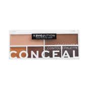 Makeup Revolution Relove Conceal Me Face Palette - Dark (11.2 g)