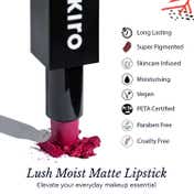 KIRO Lush Moist Matte Lipstick - Lunar Berry 09 (4.2 g)