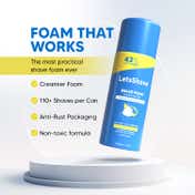 LetsShave Shave Foam With Coconut Oil & Menthol Set (2Pcs)