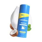 LetsShave Shave Foam With Coconut Oil & Menthol Set (2Pcs)