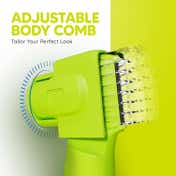 LetsShave Balls Trimmer-Body Groomer-Green & Beard Pen Styler & Trimmer -White, Blue (3Pcs) Combo