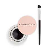 Makeup Revolution Gel Eyeliner Pot With Brush - Black (3 g)
