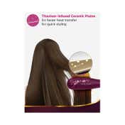 Philips BHS738-00 KeraShine Titanium Wide Plate Straightener With Silkprotect Technology