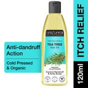 Soulflower Tea Tree Scalp and Dandruff Care Vitamin E Oil (120ml)
