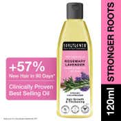 Soulflower Pure And Natural Rosemary Lavender Healthy Hair Oil (120ml)
