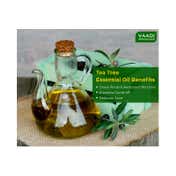 Vaadi Herbals 100% Pure Therapeutic Grade Tea Tree Essential Oil (10ml)