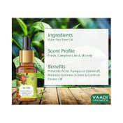 Vaadi Herbals 100% Pure Therapeutic Grade Tea Tree Essential Oil (10ml)