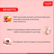 Vaadi Herbals Strawberry Lip Balm (10 g)