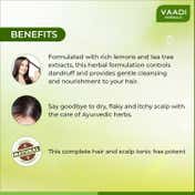 Vaadi Herbals Dandruff Defense Lemon Shampoo With Extract Of Tea Tree (110ml)