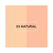 Matt Look Oil Free Concealer Flawless Foundation - 03 Natural (35ml+8 g)