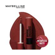 Maybelline New York Sensational Liquid Matte Lipstick - 13 Upbeat Crimson (7 ml)