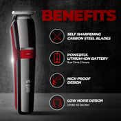 Beardo APE-X 3-In-1 Multipurpose Trimmer - Black & Red