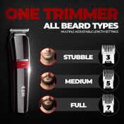 Beardo APE-X 3-In-1 Multipurpose Trimmer - Black & Red